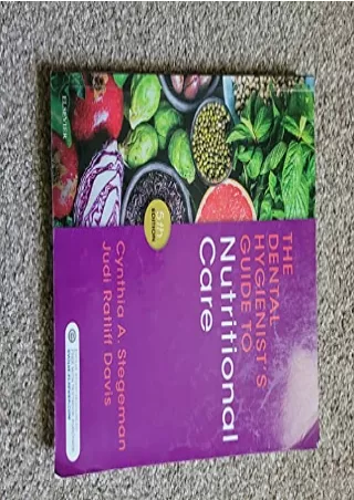 Download Book [PDF] The Dental Hygienist's Guide to Nutritional Care