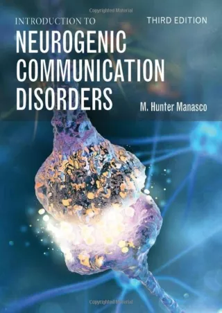 PDF_ Introduction to Neurogenic Communication Disorders