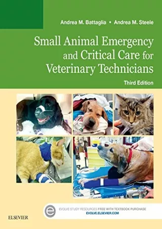 Download Book [PDF] Small Animal Emergency and Critical Care for Veterinary Technicians - E-Book