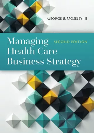 PDF/READ Managing Health Care Business Strategy