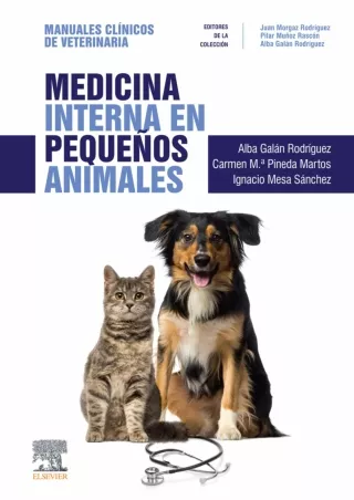 PDF/READ Medicina interna en pequeños animales: Manuales clínicos de Veterinaria