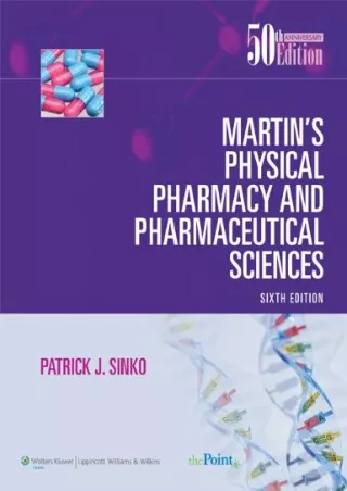 Read ebook [PDF] Martin's Physical Pharmacy and Pharmaceutical Sciences
