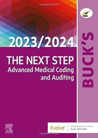 DOWNLOAD/PDF Buck's The Next Step: Advanced Medical Coding and Auditing, 2023/2024 Edition