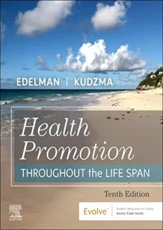 Download Book [PDF] Health Promotion Throughout the Life Span