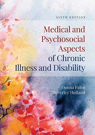 Download Book [PDF] Medical and Psychosocial Aspects of Chronic Illness and Disability