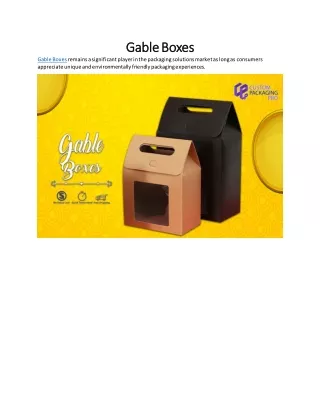 gable boxes gable boxes