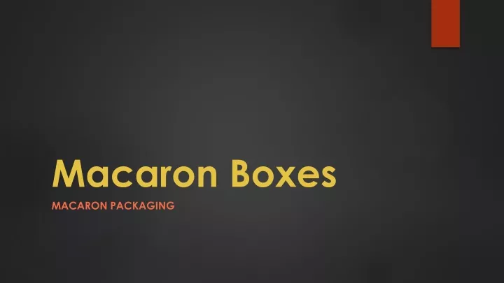 macaron boxes