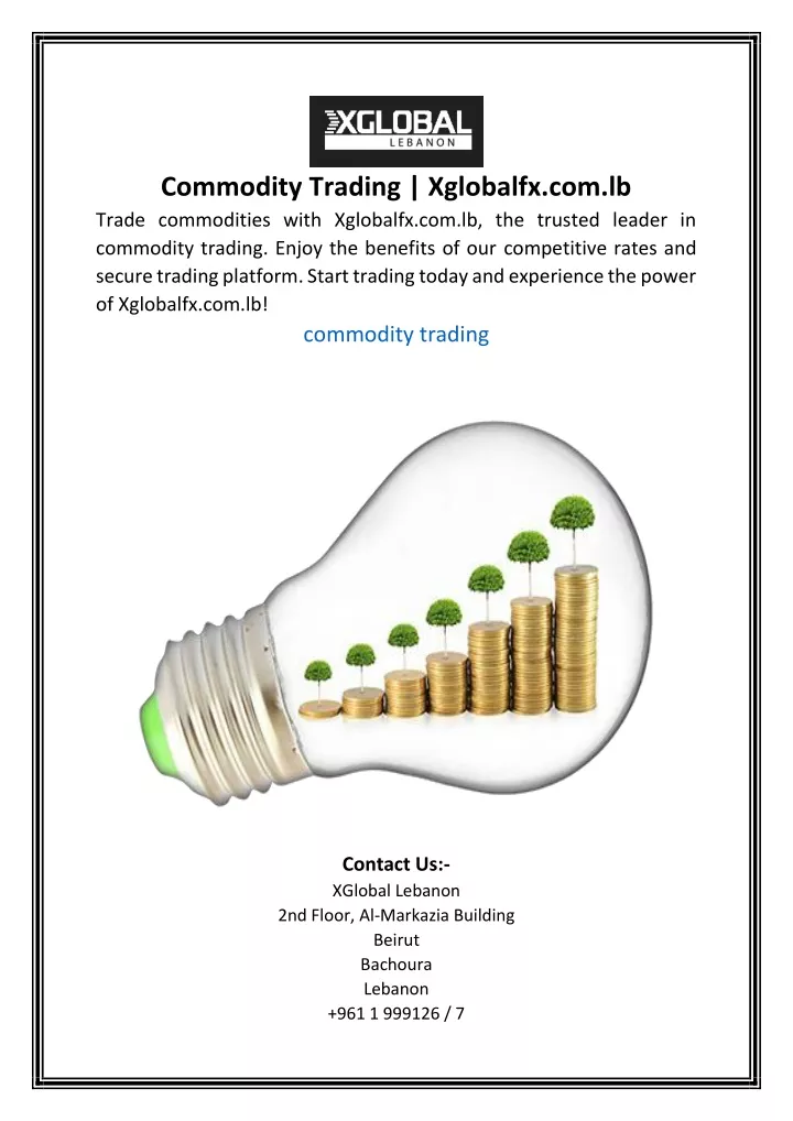 commodity trading xglobalfx com lb trade