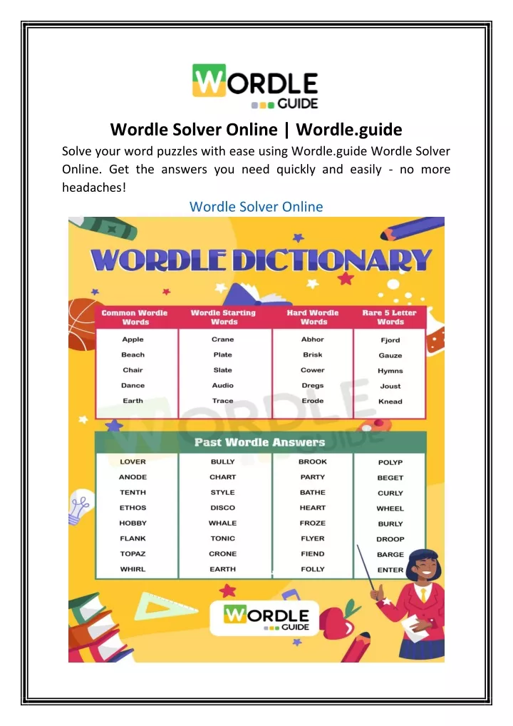 wordle solver online wordle guide solve your word