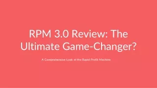 RPM 3.0 Review_ The Ultimate Game-Changer