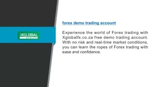 Forex Demo Trading Account Xglobalfx.co.za
