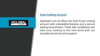 Forex Trading Account Xglobalfx.com.lb