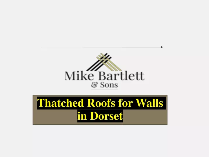 thatched roofs for walls in dorset