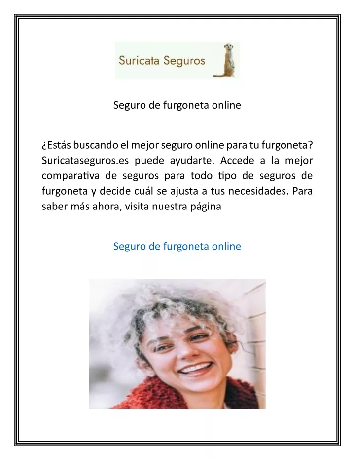 seguro de furgoneta online