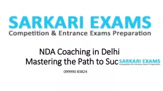 NDA Coaching in Delhi