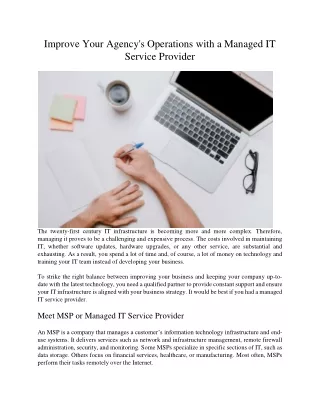 improve your agency s operations with a managed