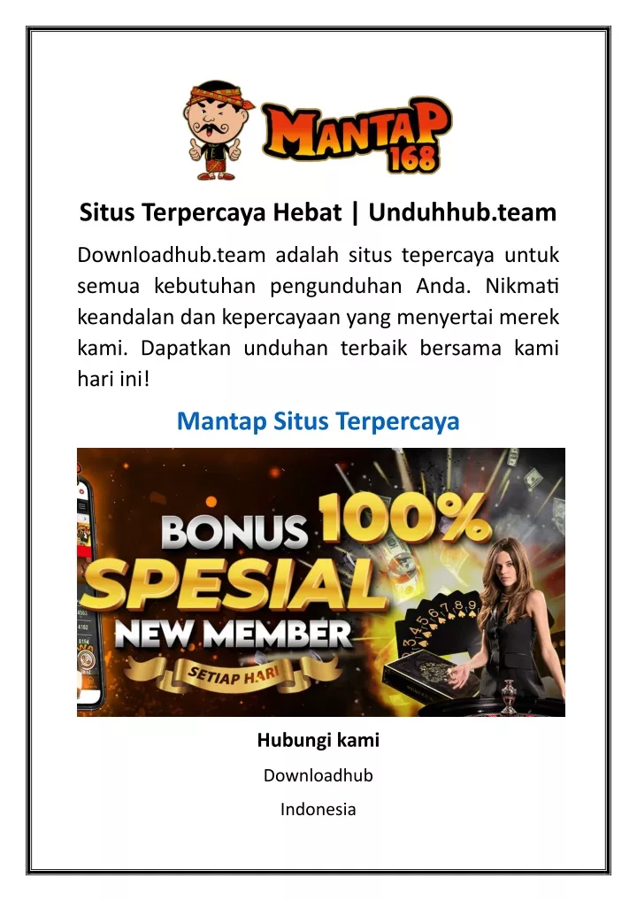 situs terpercaya hebat unduhhub team