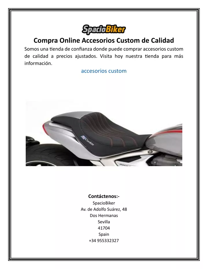 compra online accesorios custom de calidad somos