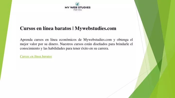 cursos en l nea baratos mywebstudies com aprenda