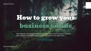 How to grow your business online: a simple guide