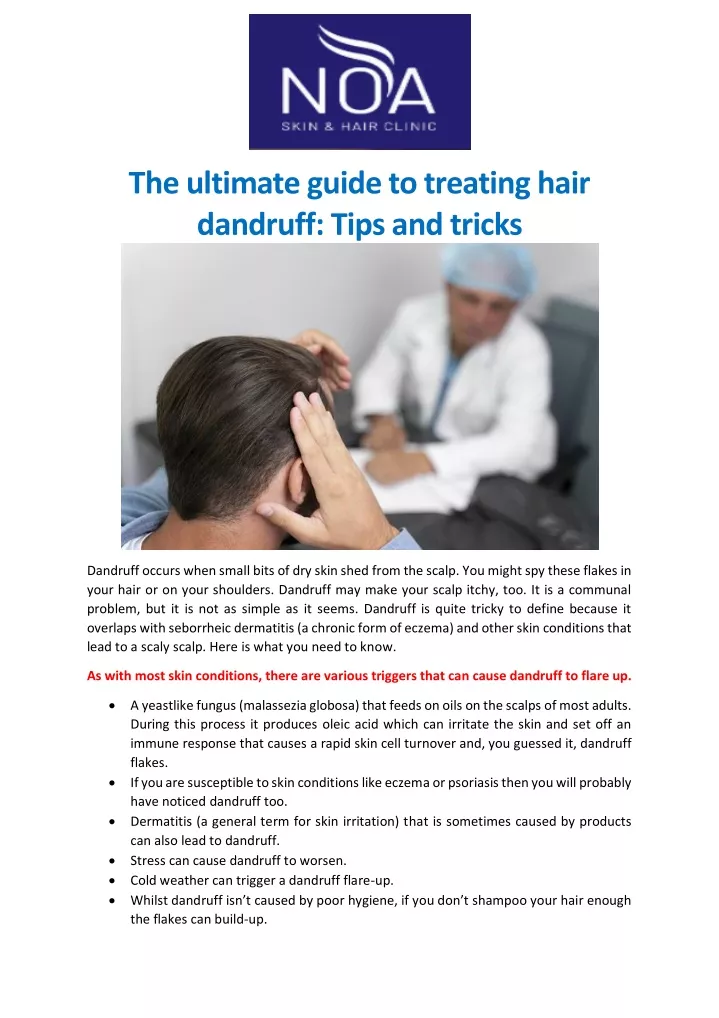 the ultimate guide to treating hair dandruff tips