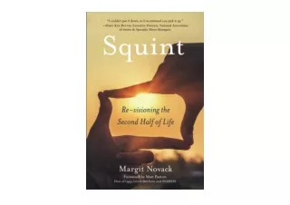 Ebook download Squint Re visioning the Second Half of Life unlimited