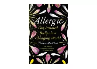 Ebook download Allergic Our Irritated Bodies in a Changing World full