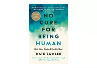 Download No Cure for Being Human And Other Truths I Need to Hear for ipad
