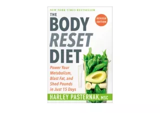Download PDF The Body Reset Diet Revised Edition Power Your Metabolism Blast Fat