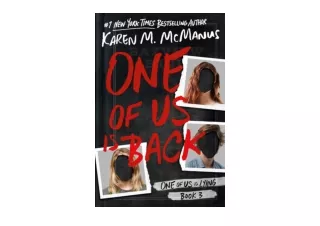 PDF read online One of Us Is Back ONE OF US IS LYING free acces