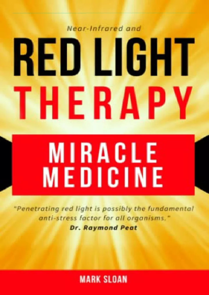 red light therapy miracle medicine the future