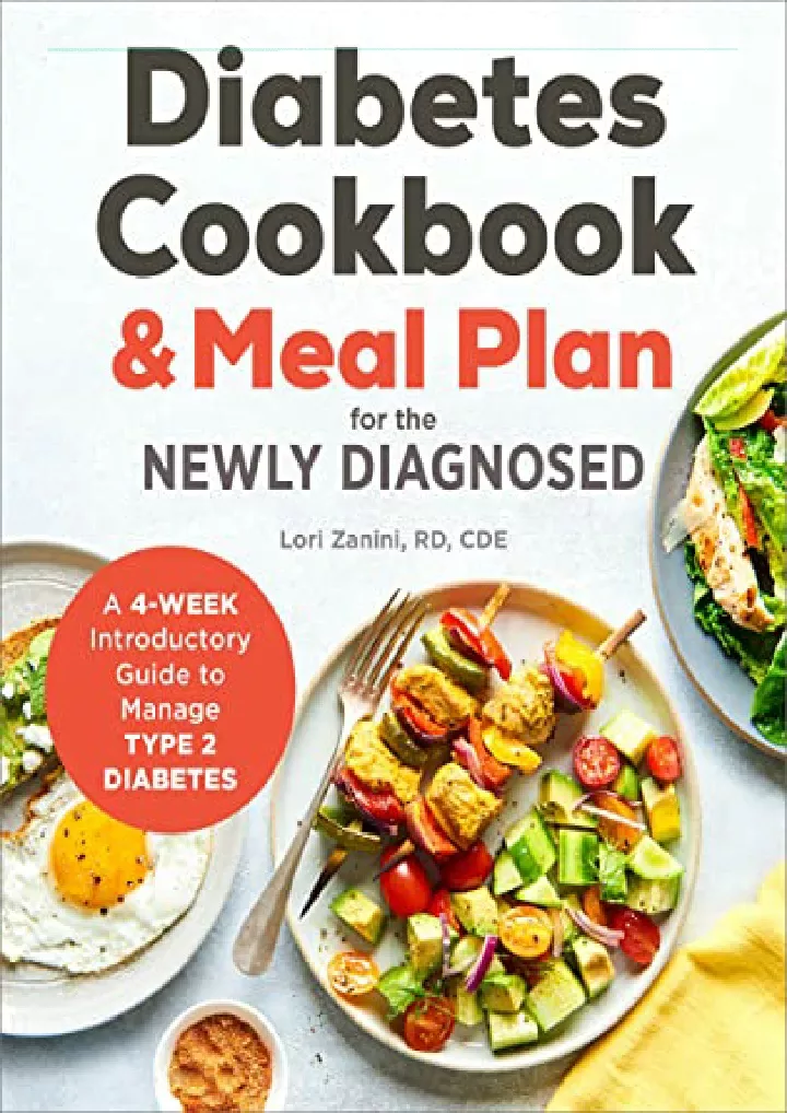 the diabetic cookbook and meal plan for the newly