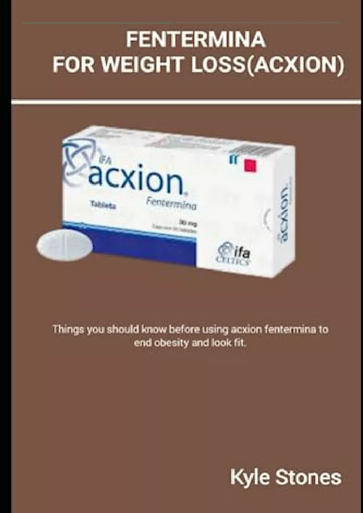 fentermina for weight loss acxion things