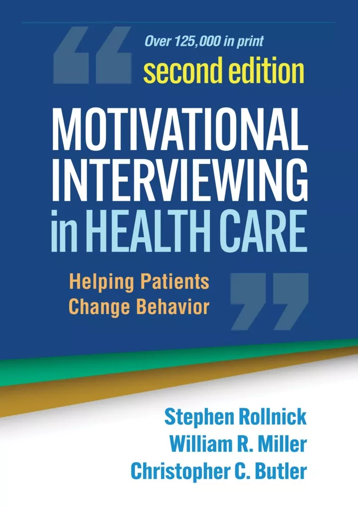 motivational interviewing in health care helping