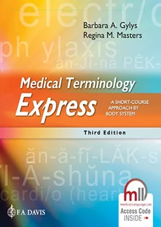 PDF_ Medical Terminology Express: A Short-Course Approach by Body System read
