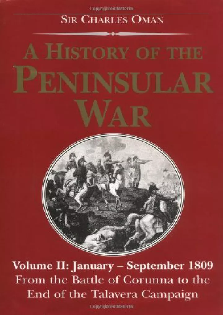 a history of the peninsular war january september