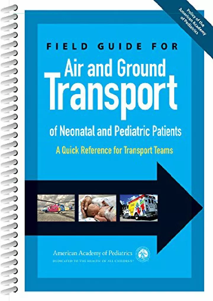 field guide for air and ground transport