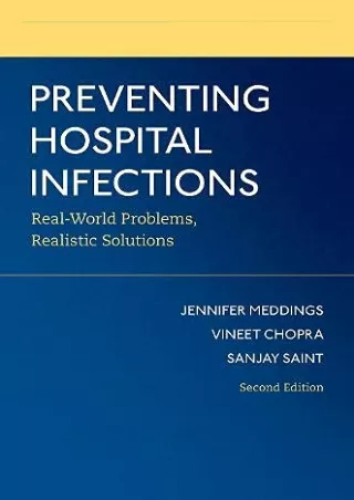PDF/READ Preventing Hospital Infections: Real-World Problems, Realistic Solution
