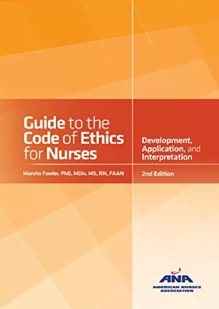 guide to the code of ethics for nurses with