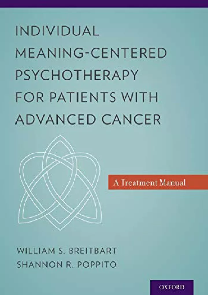 individual meaning centered psychotherapy