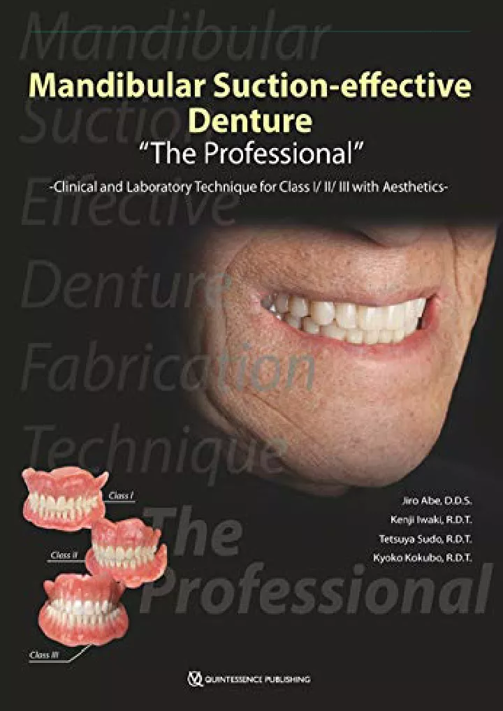 mandibular suction effective denture