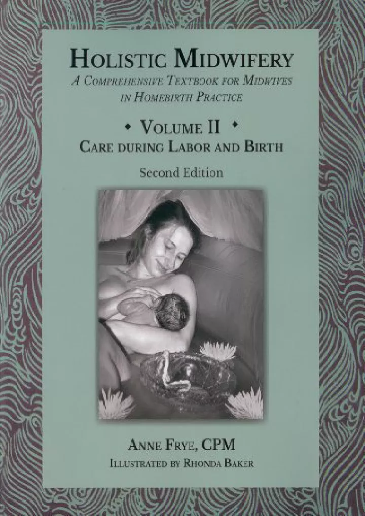 holistic midwifery a comprehensive textbook