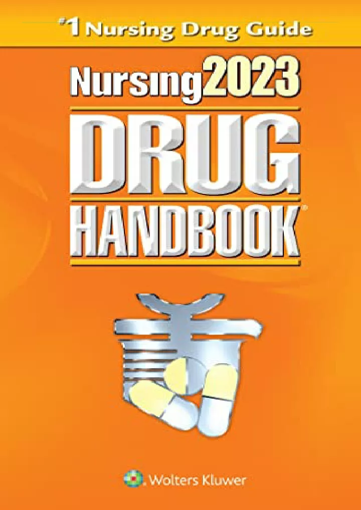 nursing2023 drug handbook nursing drug handbook