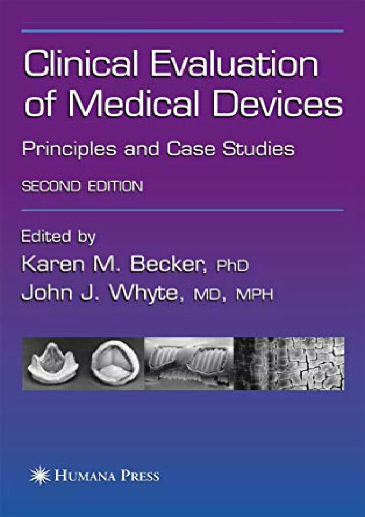 clinical evaluation of medical devices principles