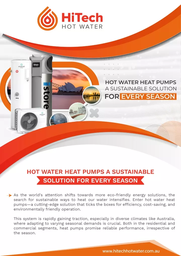 hot water heat pumps a sustainable solution