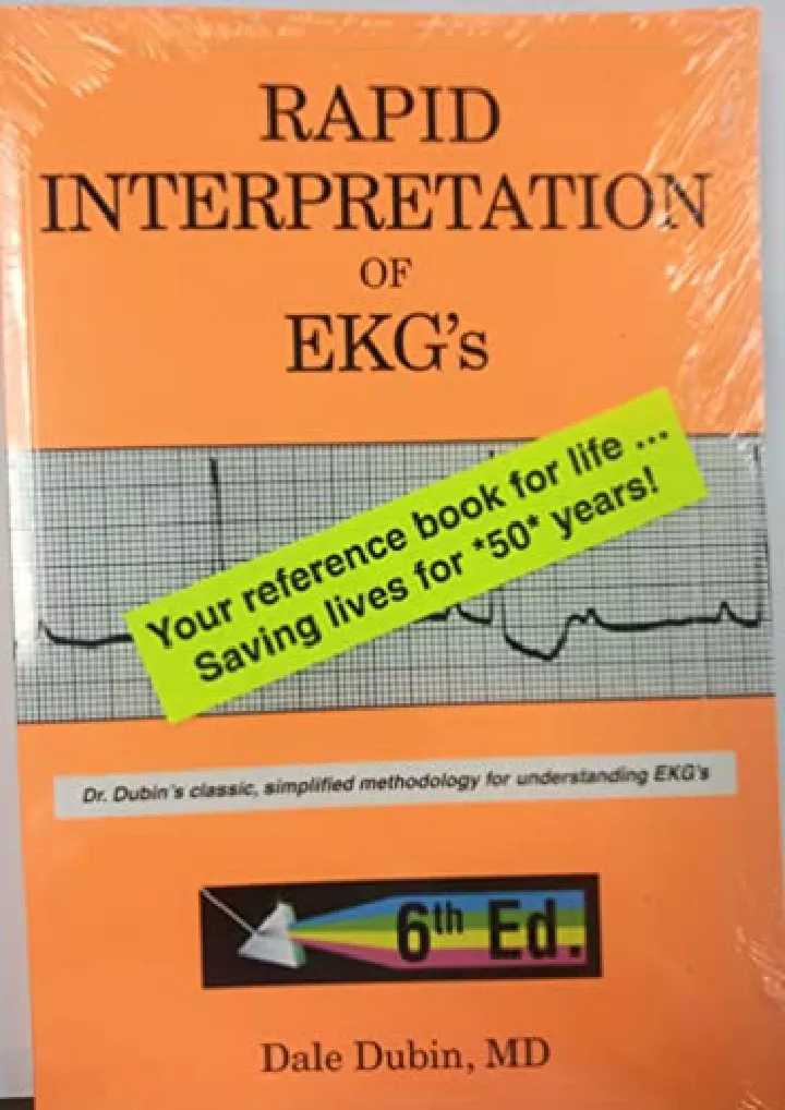 rapid interpretation of ekg s sixth edition