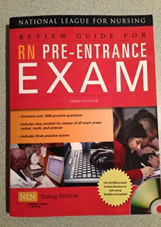 [PDF] DOWNLOAD Review Guide for RN Pre-Entrance Exam (National League for Nursin