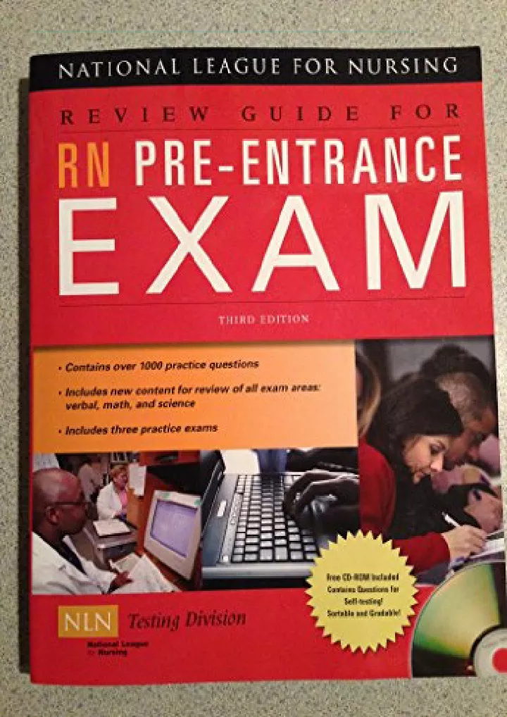 review guide for rn pre entrance exam national