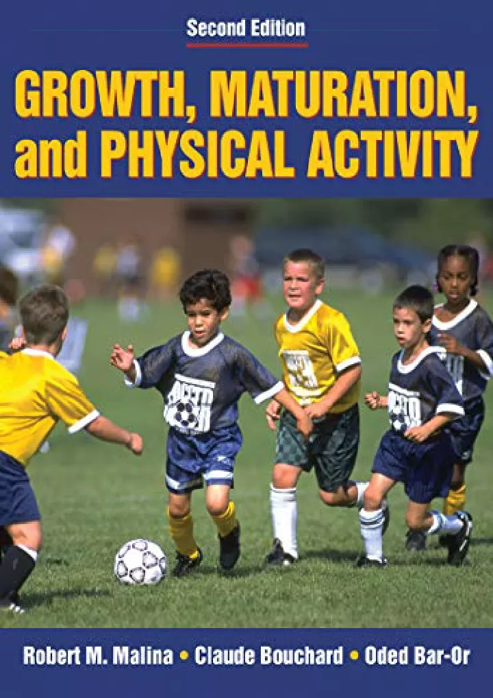 growth maturation and physical activity download