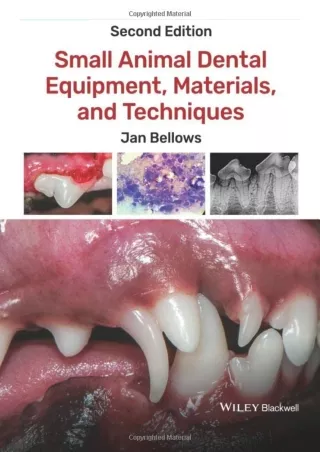 get [PDF] Download Small Animal Dental Equipment, Materials, and Techniques eboo